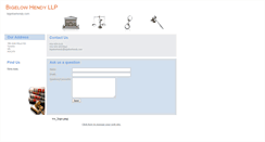 Desktop Screenshot of bigelowhendy.com